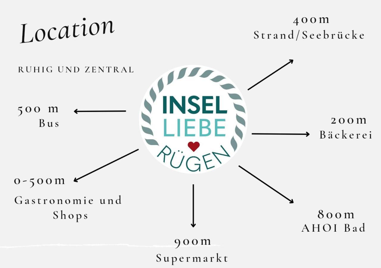 Das Appartement Inselliebe.Rügen Sellin  Exterior foto