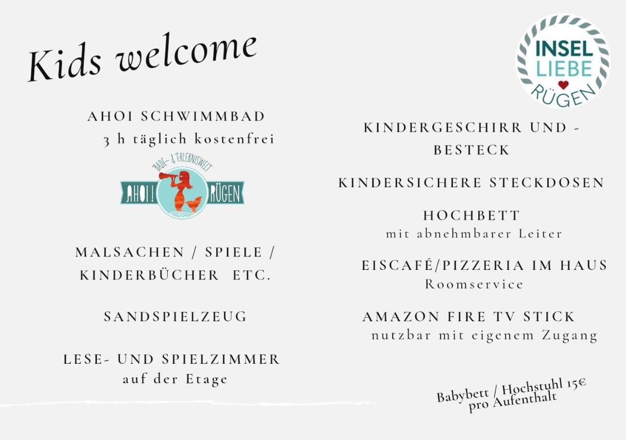 Das Appartement Inselliebe.Rügen Sellin  Exterior foto
